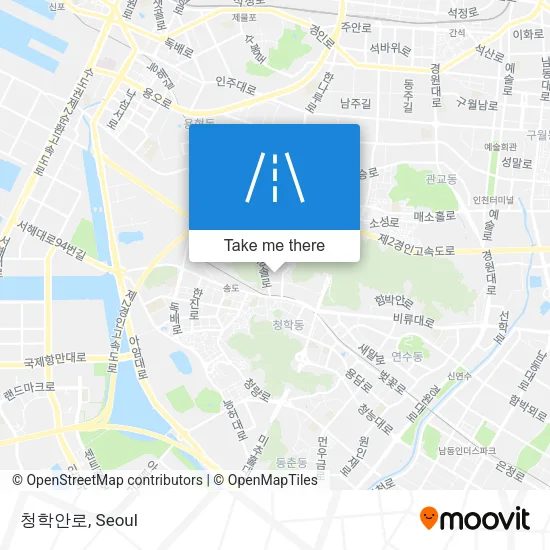 청학안로 map