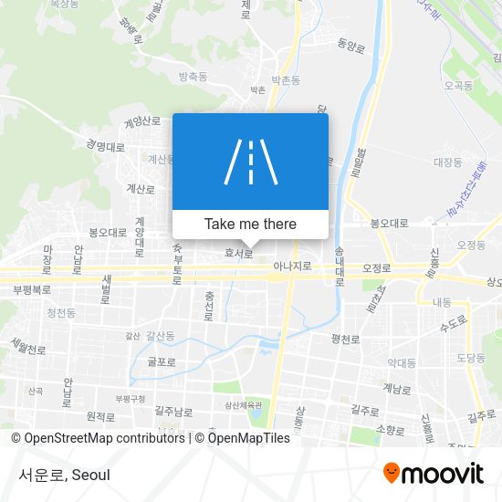 서운로 map