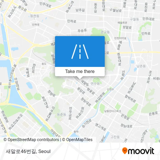 새말로46번길 map