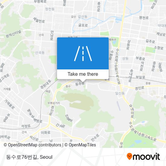 동수로76번길 map