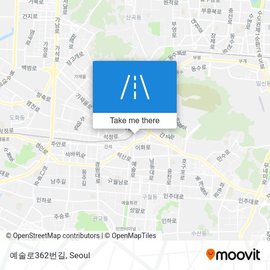 예술로362번길 map