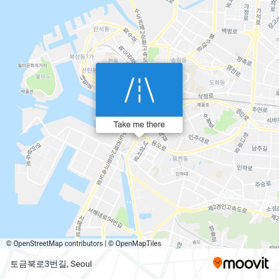 토금북로3번길 map