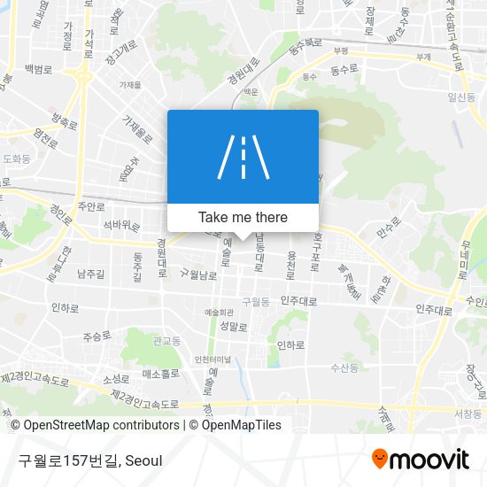구월로157번길 map