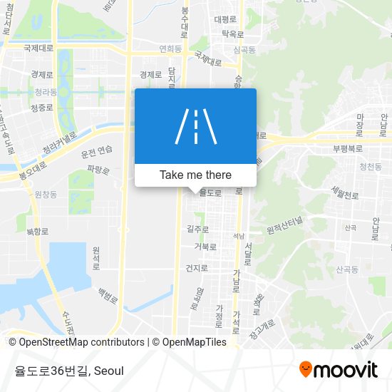율도로36번길 map