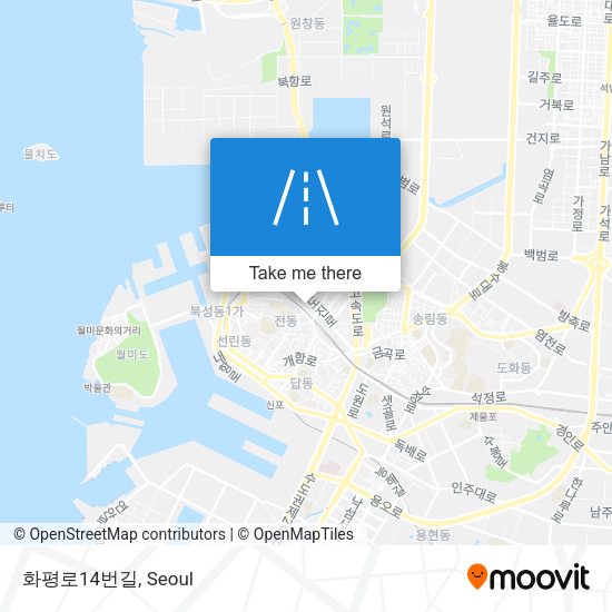 화평로14번길 map