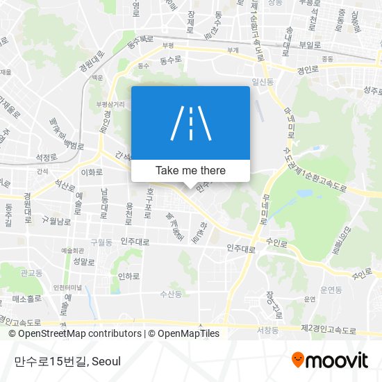 만수로15번길 map