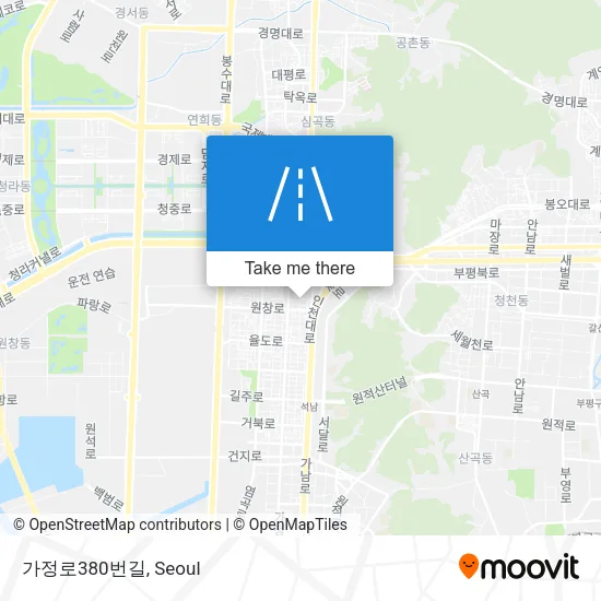 가정로380번길 map