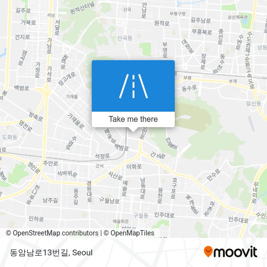 동암남로13번길 map