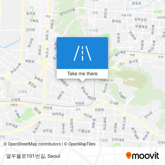 열우물로101번길 map