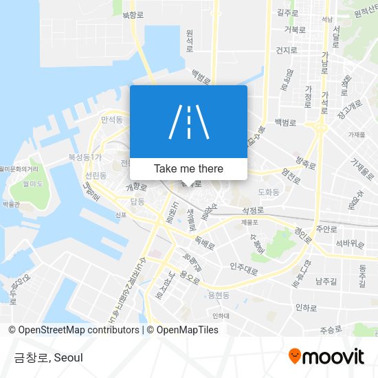 금창로 map