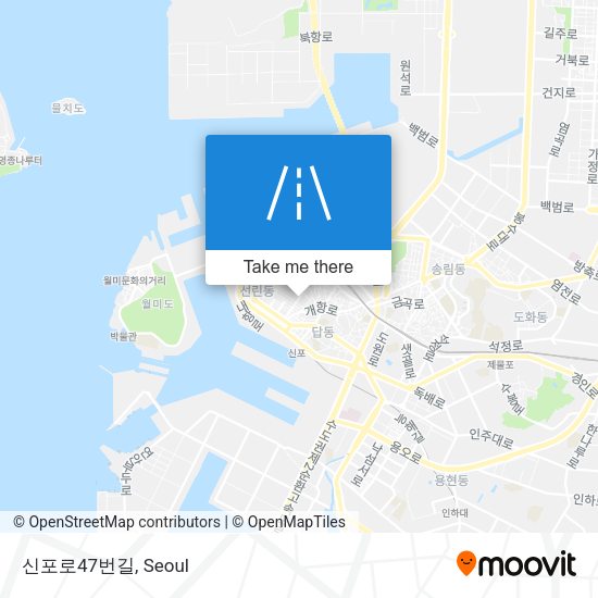 신포로47번길 map