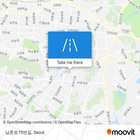 남촌로75번길 map