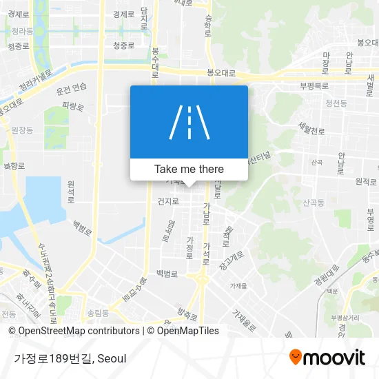 가정로189번길 map