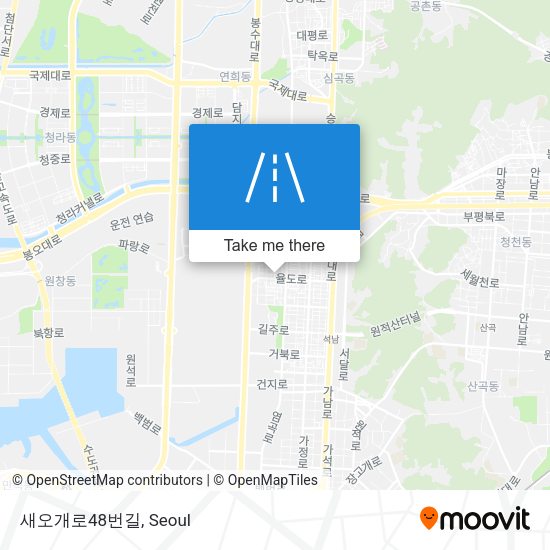 새오개로48번길 map