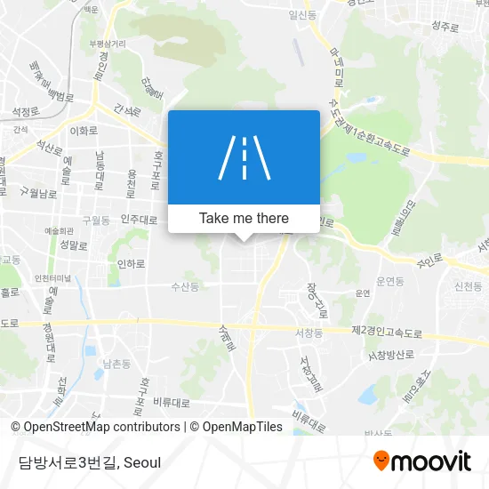 담방서로3번길 map