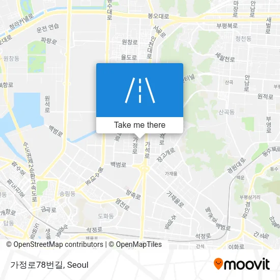 가정로78번길 map