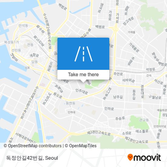 독정안길42번길 map