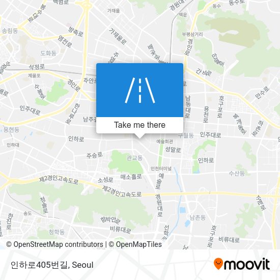 인하로405번길 map