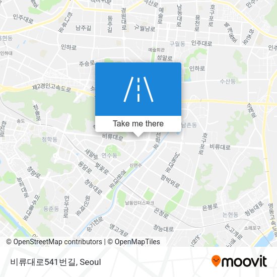 비류대로541번길 map