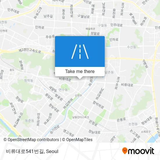 비류대로541번길 map