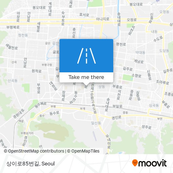 상이로85번길 map