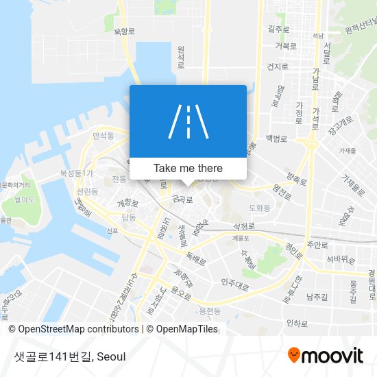 샛골로141번길 map
