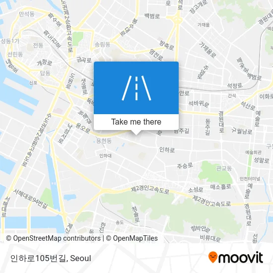 인하로105번길 map