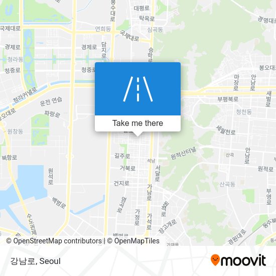 강남로 map