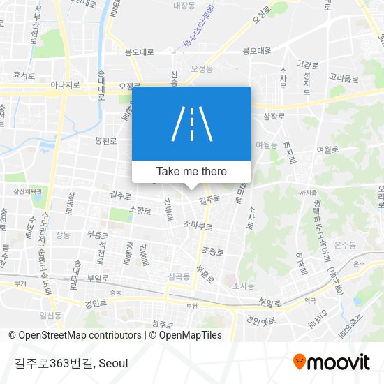 길주로363번길 map
