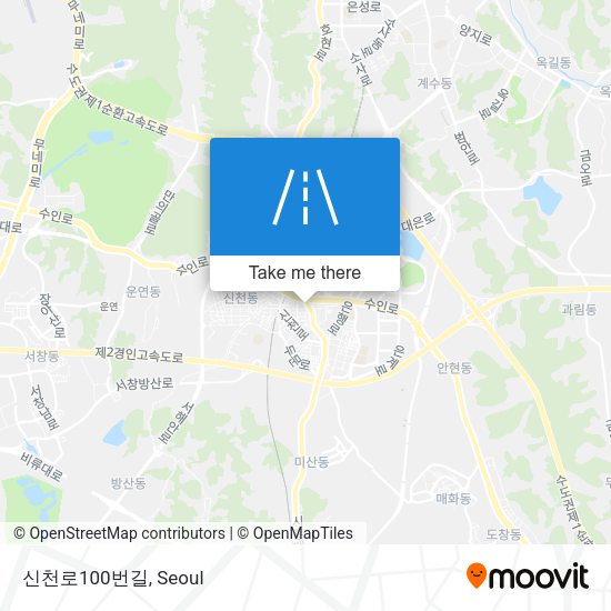 신천로100번길 map