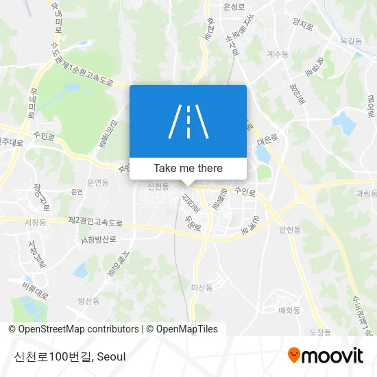 신천로100번길 map