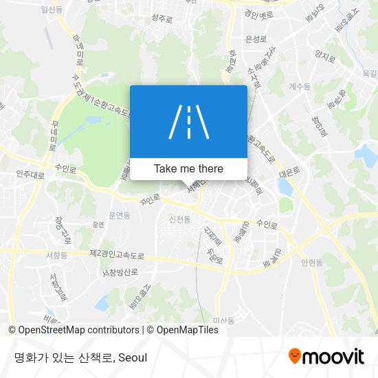 명화가 있는 산책로 map