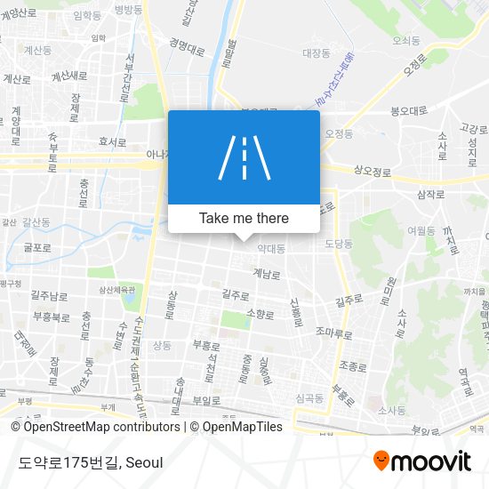 도약로175번길 map