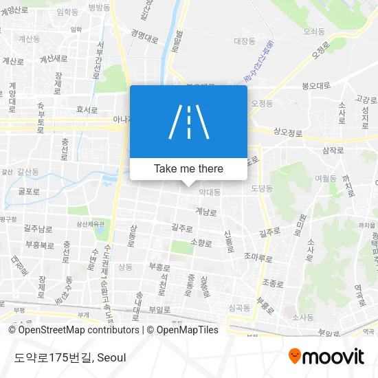 도약로175번길 map