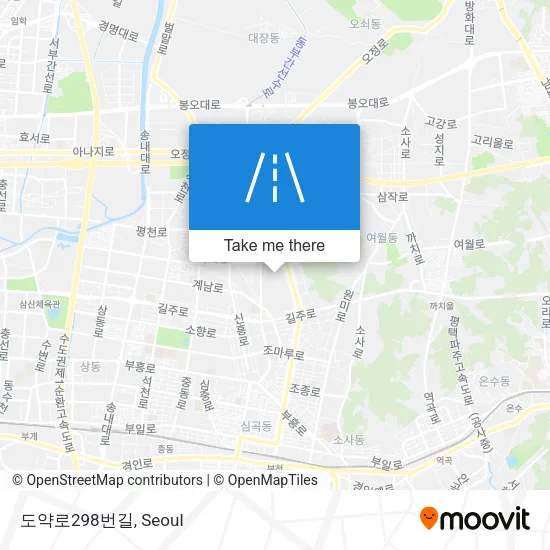 도약로298번길 map