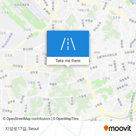 지양로17길 map