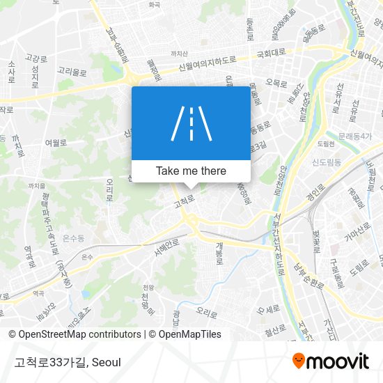 고척로33가길 map