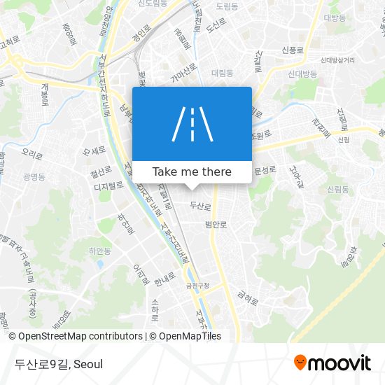 두산로9길 map