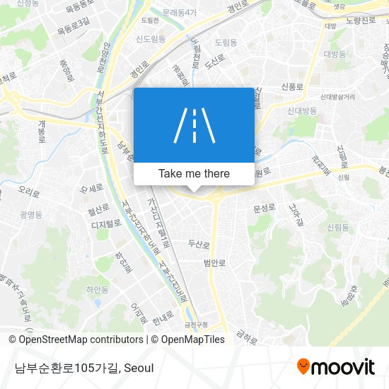 남부순환로105가길 map