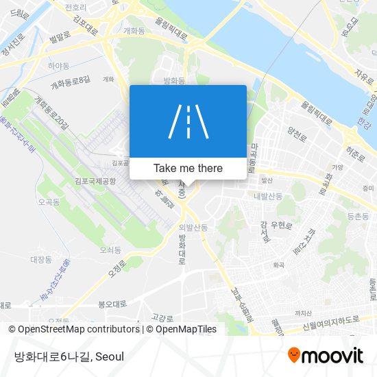 방화대로6나길 map