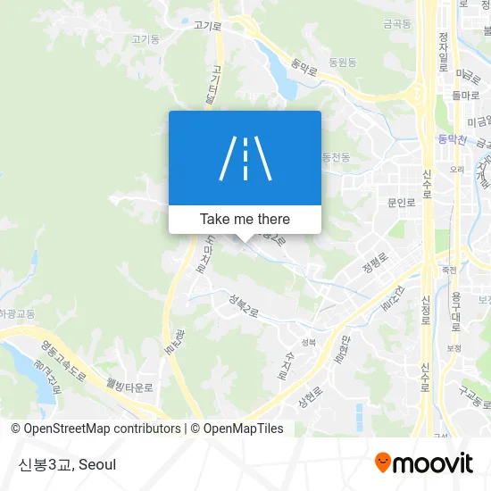 신봉3교 map