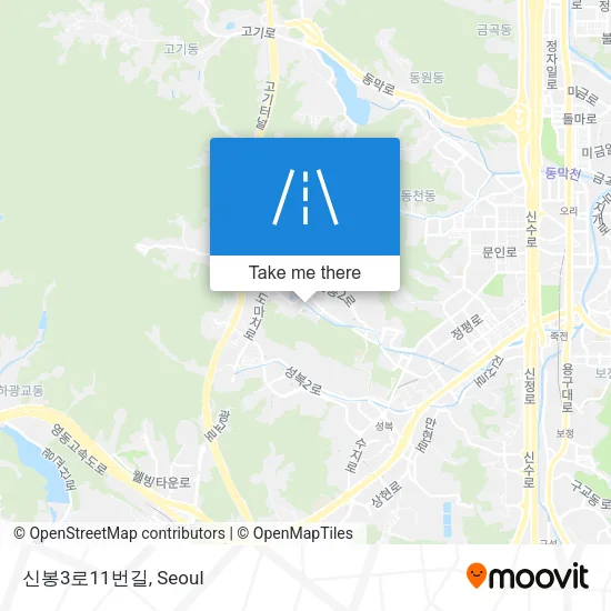 신봉3로11번길 map