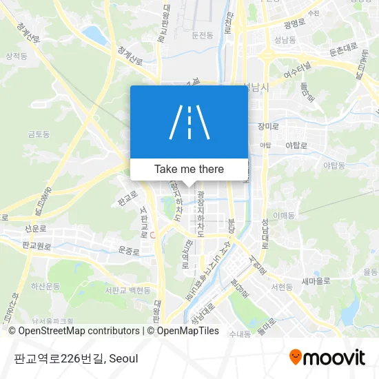 판교역로226번길 map