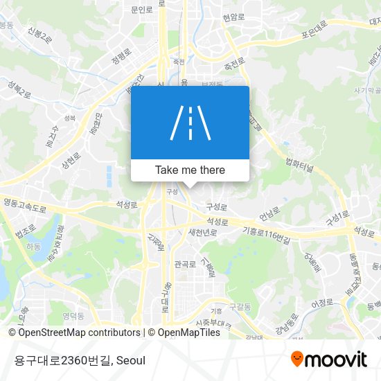 용구대로2360번길 map