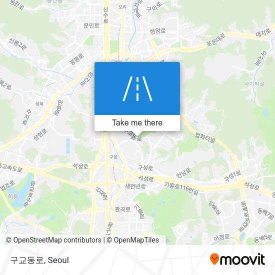 구교동로 map