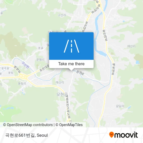 곡현로661번길 map