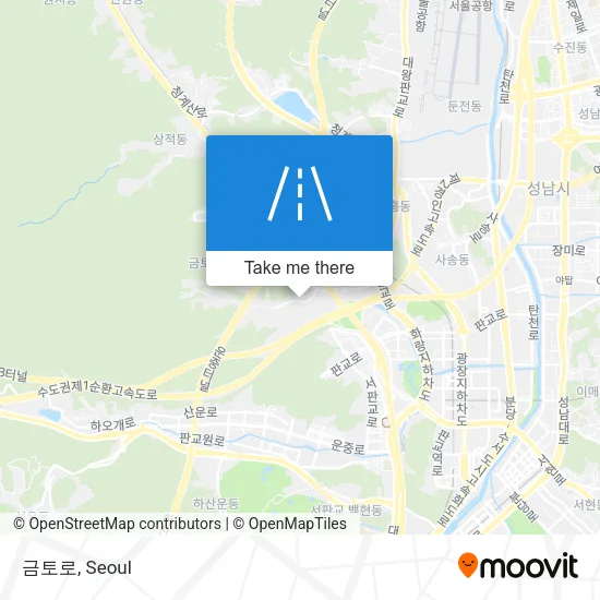 금토로 map