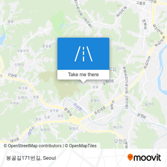 봉골길171번길 map