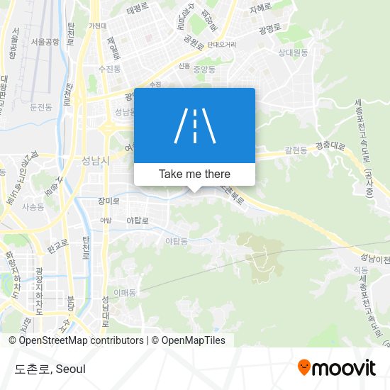 도촌로 map