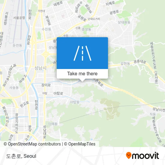 도촌로 map